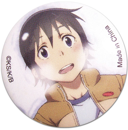 Erased - Kid Satoru Button 1.25'', an officially licensed product in our Erased Buttons department.