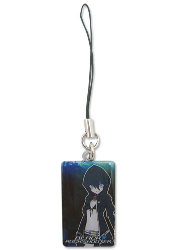 Black Rock Shooter Black Rock Shooter Metal Cell Phone Charm, an officially licensed product in our Black Rock Shooter Costumes & Accessories department.