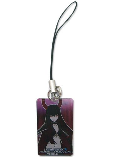 Black Rock Shooter Black Gold Saw Metal Cell Phone Charm, an officially licensed product in our Black Rock Shooter Costumes & Accessories department.