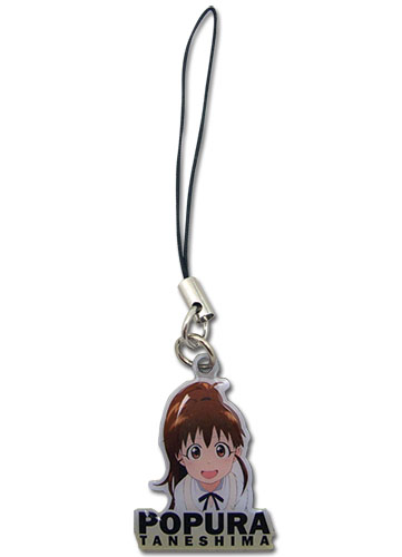 Wagnaria!! Popura Metal Cellphone Charm, an officially licensed product in our Wagnaria!! Costumes & Accessories department.