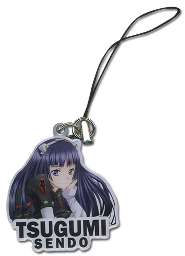 Guilty Crown Tsugumi Metal Cellphone Charm, an officially licensed product in our Guilty Crown Costumes & Accessories department.