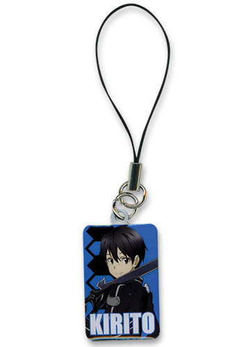 Sword Art Online Kirito Metal Cellphone Charm, an officially licensed product in our Sword Art Online Costumes & Accessories department.
