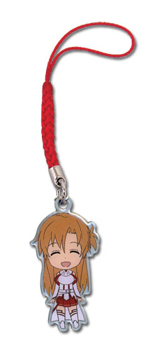 Sword Art Online Sd Asuna Metal Cellphone Charm, an officially licensed product in our Sword Art Online Costumes & Accessories department.