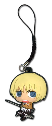 Attack On Titan - Sd Armin Pvc Cell Phone Charm, an officially licensed product in our Attack On Titan Costumes & Accessories department.