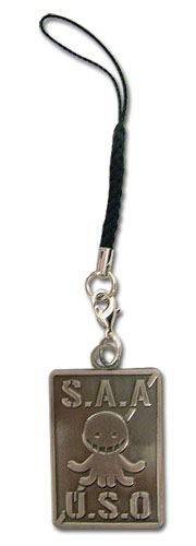Assassination Classroom - S.A.A.U.S.O. Emblem Cell Phone Charm, an officially licensed Assassination Classroom product at B.A. Toys.
