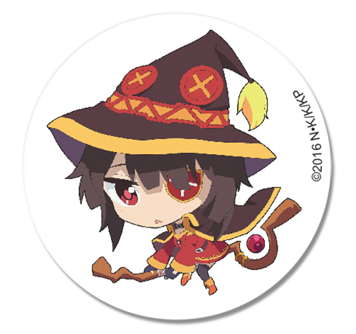 Konosuba - Sd Megumin Button 1.25'', an officially licensed product in our Konosuba Buttons department.