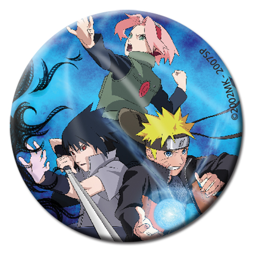 Naruto Shippuden - Kakashi's Team Button 1.25'', an officially licensed product in our Naruto Shippuden Buttons department.