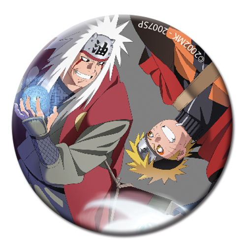 Naruto Shippuden - Naruto & Jiraiya Button 1.25'', an officially licensed product in our Naruto Shippuden Buttons department.