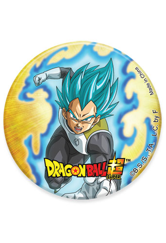 Dragon Ball Super - Ssgss Vegeta 03 Button 1.25'', an officially licensed product in our Dragon Ball Super Buttons department.