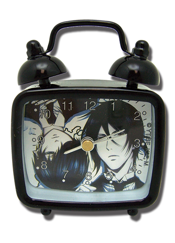 Black Butler 2 Sebastian And Ciel Square Mini Desk Clock, an officially licensed Black Butler product at B.A. Toys.