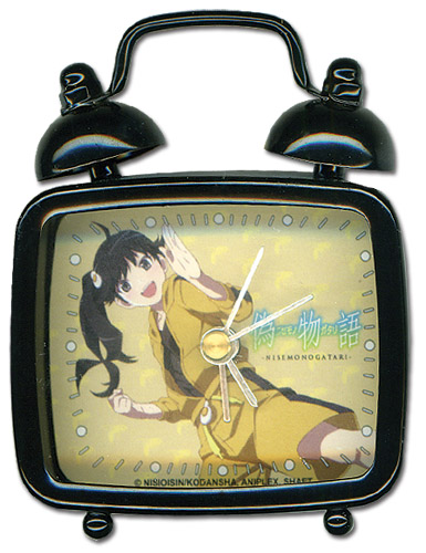 Nisemonogatari Karen Square Mini Desk Clock, an officially licensed product in our Nisemongatari Clocks department.