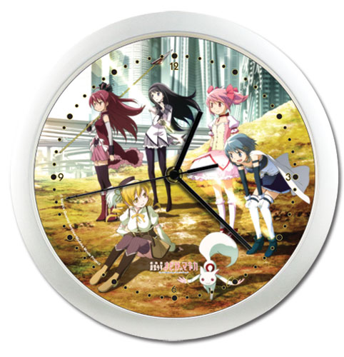 Madoka Magica Movie Group Shot Wall Clock, an officially licensed product in our Madoka Magica Clocks department.