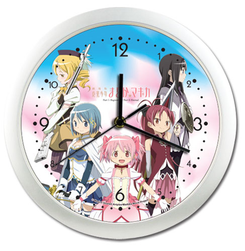 Madoka Magica Movie Magical Girls Wall Clock, an officially licensed product in our Madoka Magica Clocks department.
