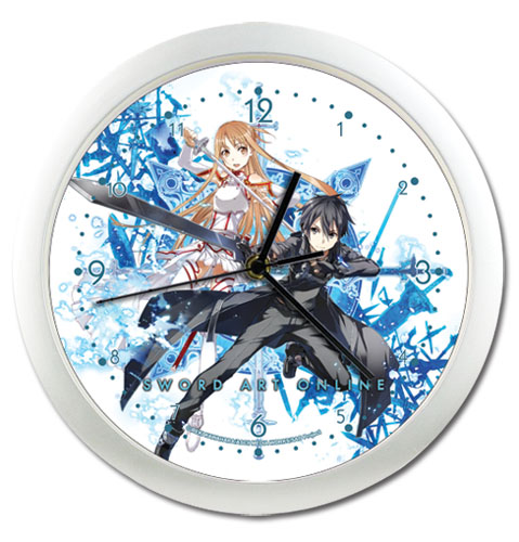 Sword Art Online Kiritno & Asuna Wall Clock, an officially licensed product in our Sword Art Online Clocks department.
