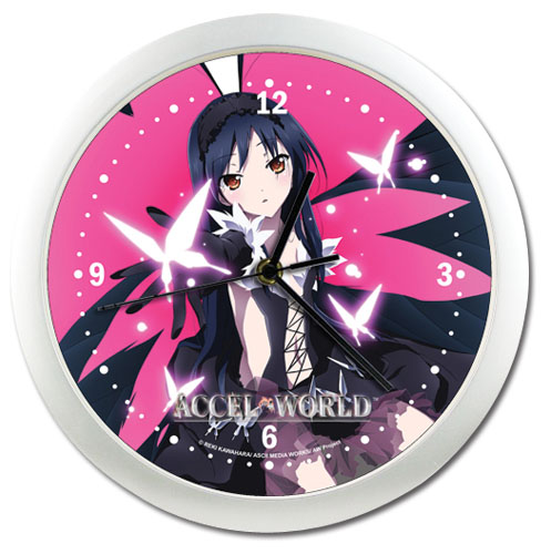 Accel World Kuroyukihime Wall Clock, an officially licensed product in our Accel World Clocks department.