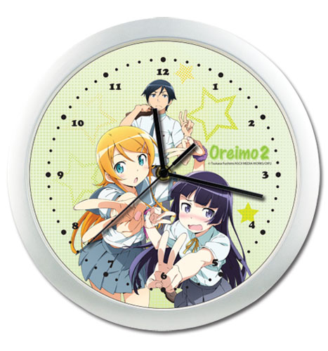 Oreimo 2 Kyosuke, Kirino, & Ruri Wallclock, an officially licensed product in our Oreimo Clocks department.