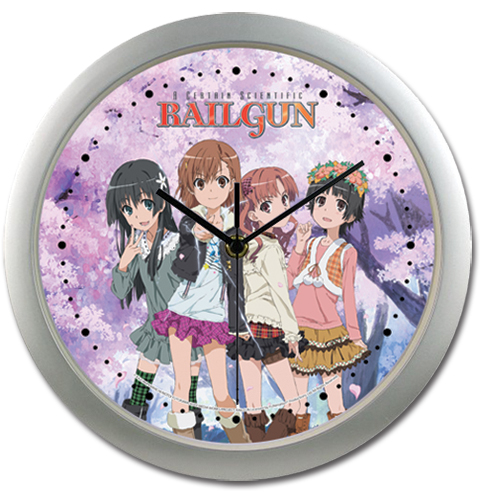A Certain Scientific Railgun Group Clock, an officially licensed A Certain Scientific Railgun product at B.A. Toys.