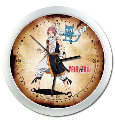 Fairy Tail Natsu & Happy Wall Clock, an officially licensed product in our Fairy Tail Clocks department.