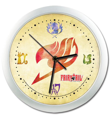 Fairy Tail Guilds Wall Clock, an officially licensed product in our Fairy Tail Clocks department.