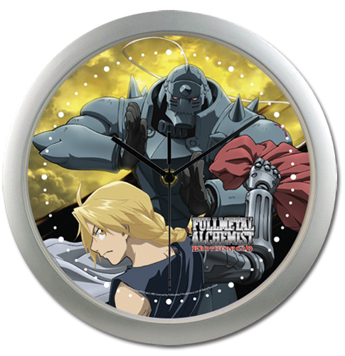 Fullmetal Alchemist Brotherhood - Ed And Al Clock, an officially licensed product in our Fullmetal Alchemist Clocks department.