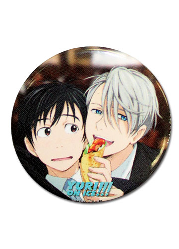 Yuri!!! On Ice - Yuri And Victor 1.25 Button, an officially licensed product in our Yuri!!! On Ice Buttons department.