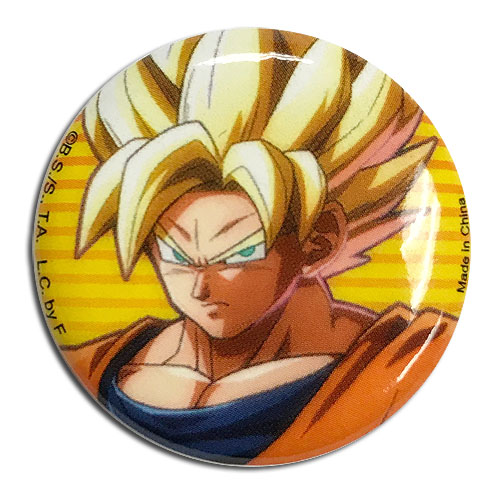 Dragon Ball Fighterz - Goku Button 1.25'', an officially licensed product in our Dragon Ball Fighter Z Buttons department.