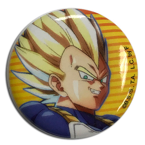 Dragon Ball Fighterz - Vegeta Button 1.25'', an officially licensed product in our Dragon Ball Fighter Z Buttons department.
