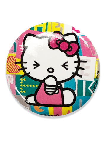Hello Kitty - Hello Kitty Button 1.25'', an officially licensed product in our Hello Kitty Buttons department.