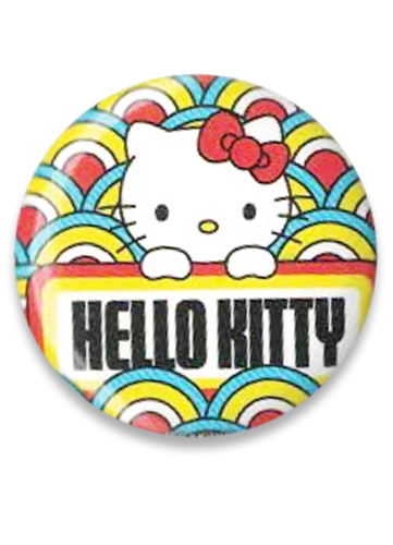 Hello Kitty - Vintage Hello Kitty Button 1.25'', an officially licensed product in our Hello Kitty Buttons department.