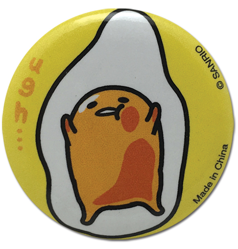 Gudetama - Ugh Button 1.25'', an officially licensed product in our Gudetama Buttons department.