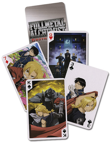 Full Metal Alchemist Brotherhood Playing Cards, an officially licensed product in our Fullmetal Alchemist Playing Cards department.