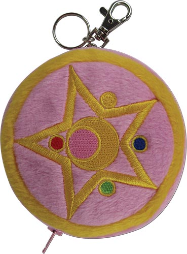Sailor Moon - Moon Brooch Coin Purse 5''H, an officially licensed product in our Sailor Moon Wallet & Coin Purse department.