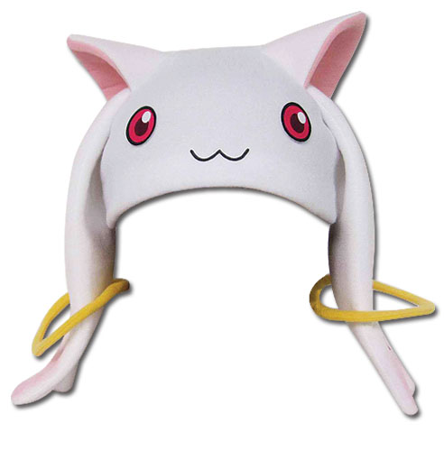 Madoka Magica Kyubey Fleece Cap, an officially licensed product in our Madoka Magica Hats, Caps & Beanies department.