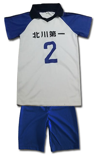 Haikyu!! - Kitagawa Daiichi #2 Uniform L, an officially licensed product in our Haikyu!! Costumes & Accessories department.