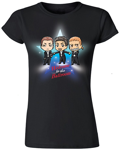 Welcome To The Ballroom - Group 2 Jrs. T-Shirt L, an officially licensed product in our Welcome To The Ballroom T-Shirts department.