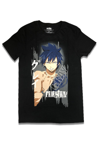 Fairy Tail - Gray Men's T-Shirt L, an officially licensed product in our Fairy Tail T-Shirts department.