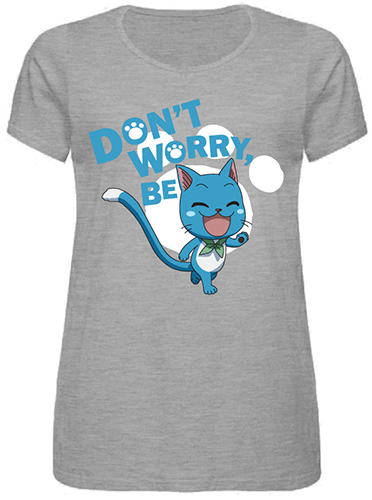 Fairy Tail - Don'T Worry Be Happy Plus Size T-Shirt M, an officially licensed product in our Fairy Tail T-Shirts department.