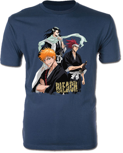 Bleach - Group Mens T-Shirt L, an officially licensed Bleach product at B.A. Toys.
