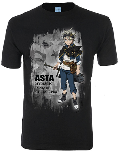 Black Clover - Asta Stimulated Process Mens T-Shirt L, an officially licensed Black Clover product at B.A. Toys.