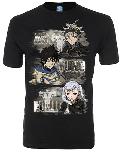 Black Clover - Group Men's T-Shirt L, an officially licensed Black Clover product at B.A. Toys.