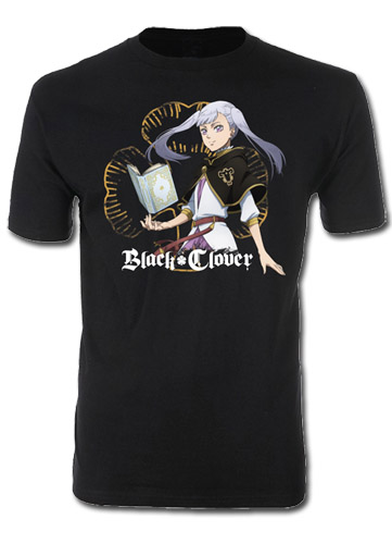 Black Clover - Noelle Three Leaf Clover Men's T-Shirt S, an officially licensed Black Clover product at B.A. Toys.