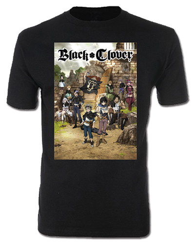 Black Clover - Key Visual Men's T-Shirt L, an officially licensed product in our Black Clover T-Shirts department.