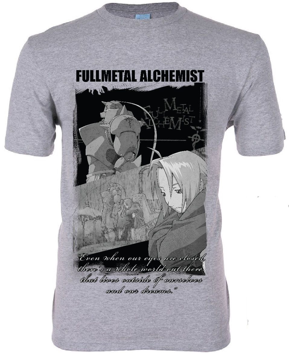 Fullmetal Alchemist - Group Men's T-Shirt L, an officially licensed product in our Fullmetal Alchemist T-Shirts department.