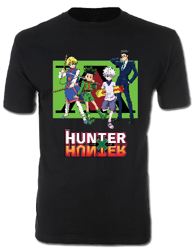 Hunter X Hunter - Main Characters Men's T-Shirt L, an officially licensed product in our Hunter X Hunter T-Shirts department.