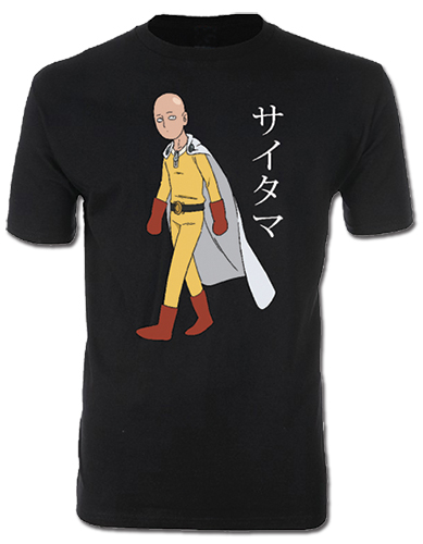 One Punch Man - Saitama Men's T-Shirt S, an officially licensed product in our One-Punch Man T-Shirts department.