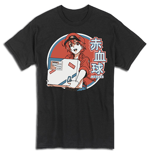 Cells At Work! - Red Blood Cell Ae3803 T-Shirt XL, an officially licensed product in our Cells At Work! T-Shirts department.