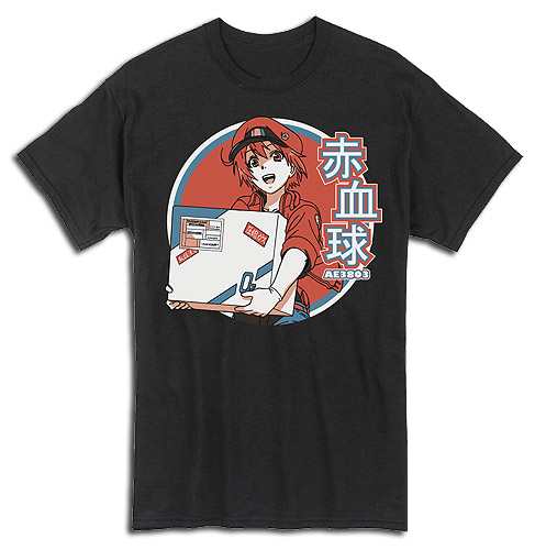 Cells At Work! - Red Blood Cell Ae3803 T-Shirt L, an officially licensed product in our Cells At Work! T-Shirts department.