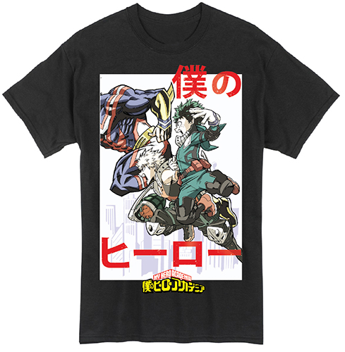 My Hero Academia - Group Men's T-Shirt L, an officially licensed product in our My Hero Academia T-Shirts department.