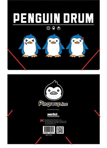 Penguin Drum Pingroup Elastic Band Pp Document Folder, an officially licensed product in our Penguin Drum Pins & Badges department.
