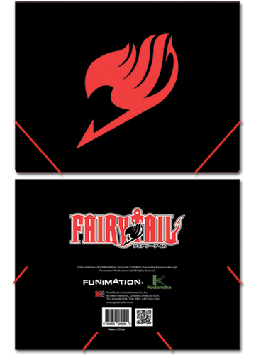 Fairy Tail Emblem Elastic Band Pp Document Folder, an officially licensed product in our Fairy Tail Binders & Folders department.